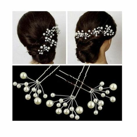 Handmade Hairpin With Pearls Pärlitega Käsitöö Juuksenõel