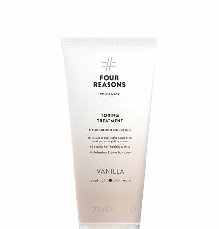 Four Reasons Color Mask Toning Treatment Vanilla Tooniv Juuksemask Külm Hele Beež