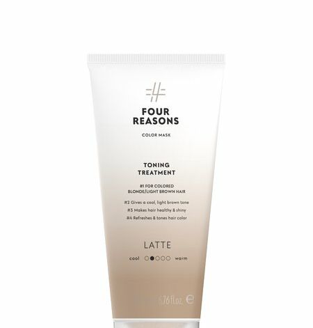 Four Reasons Color Mask Toning Treatment Latte Tooniv Juuksemask Külm Hele Pruun