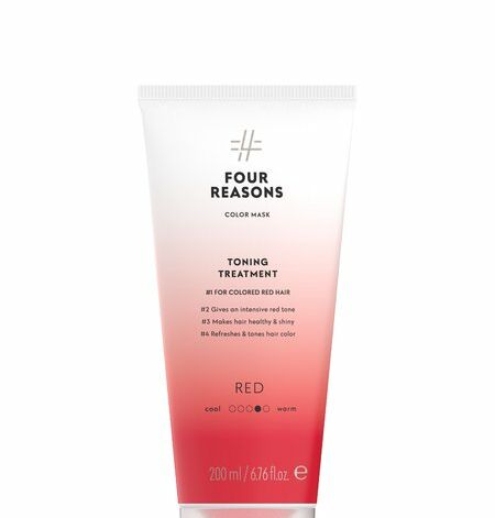 Four Reasons Color Mask Toning Treatment Red Tooniv Juuksemask Intensiivne Punane