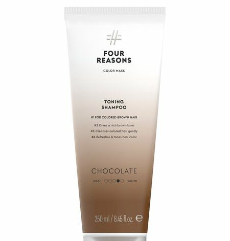Four Reasons Color Mask Toning Shampoo Chocolate Tooniv Šampoon Pruunidele Juustele