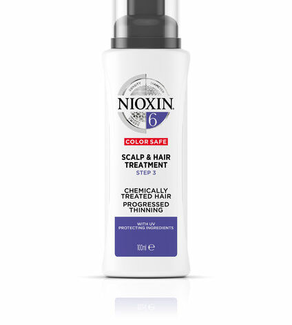 Nioxin System 6 Scalp & Hair Treatment Chemically Treated Hair Hooldus Peanahale ja Juustele