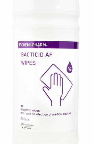 Chemi-Pharm Bacticid AF Wipes Alcoholic wipes for rapid disinfection of medical devices