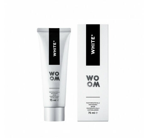 WOOM White+ Effektiv Blekande Tandkräm