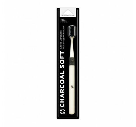 WOOM Charcoal Soft Toothbrush