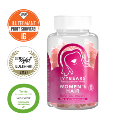IvyBears Hair Vitamins For Women Matu vitamīni sievietēm