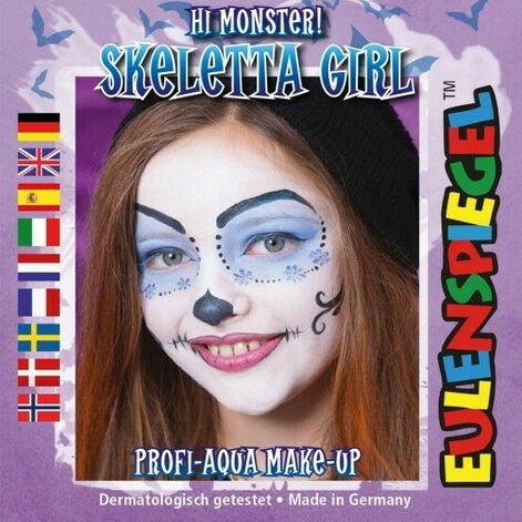 Eulenspiegel Profi-Aqua Make-Up Skeletta Girl