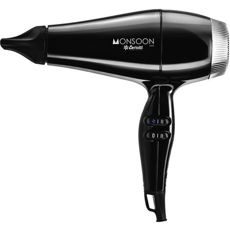 Ceriotti Monsoon 3400 Hand Hairdryer  Käsiföön Must
