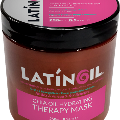 Latinoil Professional Chia Oil Hydrating Therapy Mask Восстанавливающая маска для волос с маслом чиа