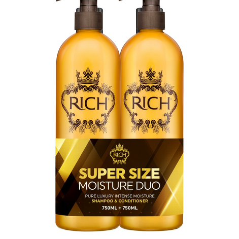 Rich Pure Luxury Super Size Moisture Duo Syväkosteuttava setti kuiville hiuksille