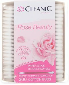 Cleanic Rose Beauty Cotton Care Buds