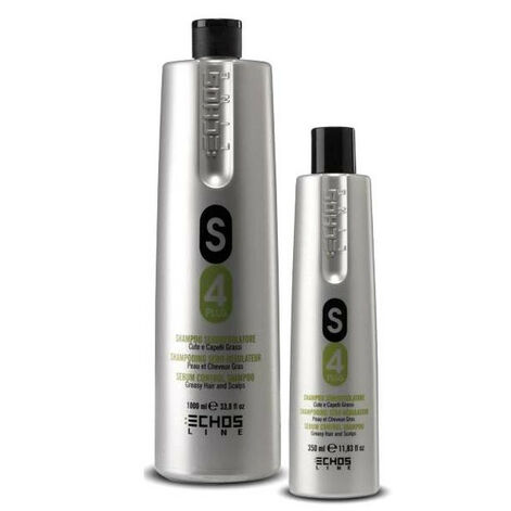 Shampoo rasvoittuville hiuksille ja päänahalle - Echosline S4plus Sebum Control