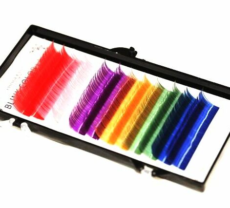 Krāsainas ūdeļu skropstas - Rainbow Mink Lashes, Blink Color Lash