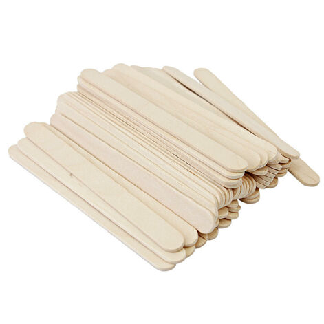 Disposable wooden spatulas