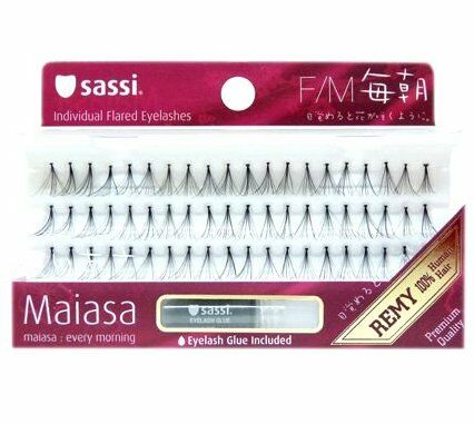 Декоративные пучковые ресницы - SASSI USA natural flare lashes, 100% REMY Human Hair