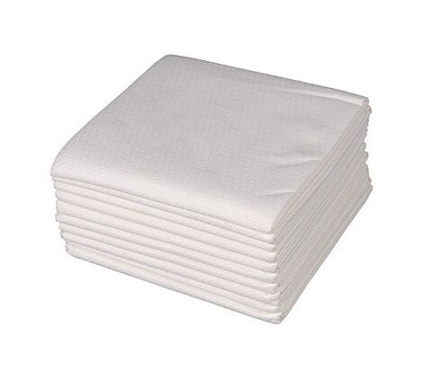 Kuiduista pehmeä pyyhke, 40x30cm, kertakäyttöinen
