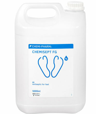 Chemi-Pharm Chemisept FG, Дезинфекция ног и обуви