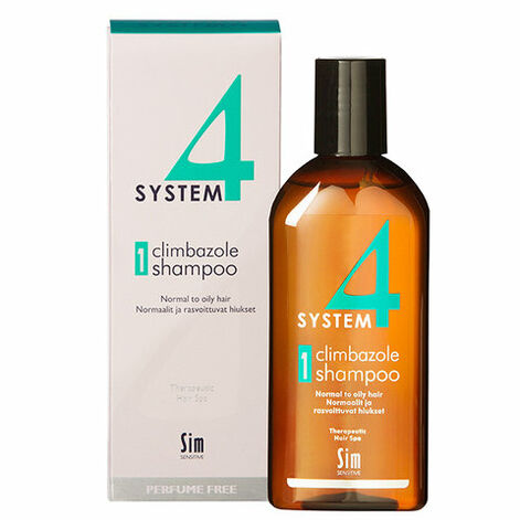 Sim Sensitive System 4 Climbazole Shampoo 1 Šampoon Normaalsetele ja Rasustele Juustele