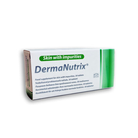 Dermanutrix food supplement for skin with impurities, Toidulisand probleemsele nahale
