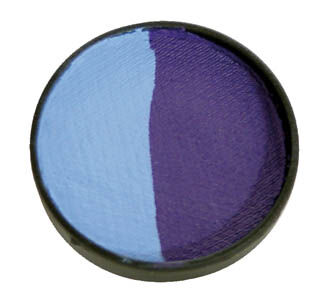 Сплит торт 12ml - акварельные краски для лица Фиолетовый и Голубой