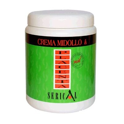 Крем-маска для волос с плацентой (Италия) - Serical Crema Midollo & Placenta 1000 ml
