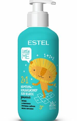 Estel Little Me Kids’ Hair Conditioner and Shampoo 2 in 1, Kaks-ühes šampoon ja palsam lastele