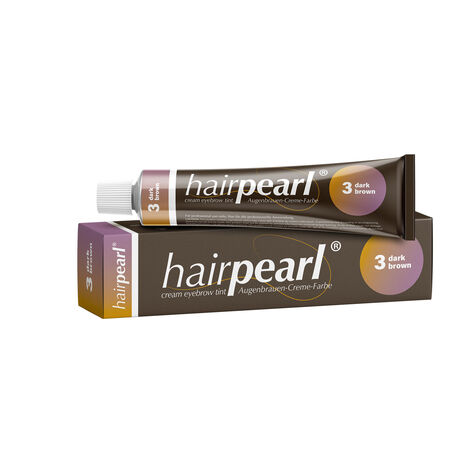 Hairpearl Cream Eyelash Tint, Ripsme- ja kulmuvärv Tumepruun No 3