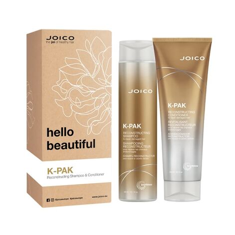 Joico K-Pak Holiday Duo 2022, Gift Set of Deeply Restorative Hair Products