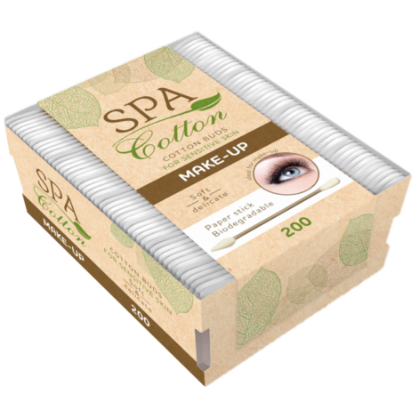 Spa Cotton Organic cotton pads for removing make-up, Bomullsservetter för att ta bort smink