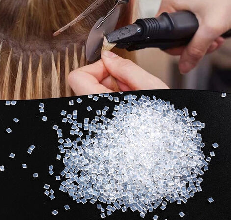 Hair Extension Keratin Glue Granuls, Juuksepikenduseks Mõeldud Keratiiniliimi Graanulid Läbipaistev
