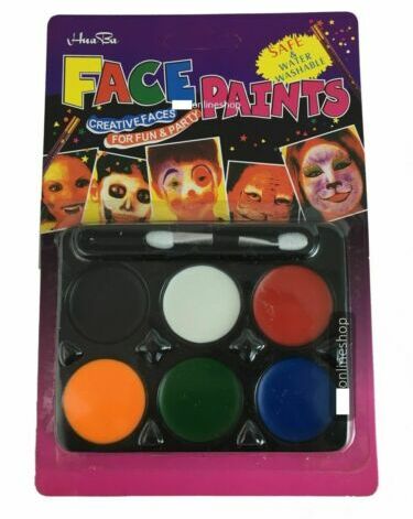 Face Paints, Makeup palette 6 colors