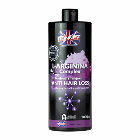 Ronney Professional L-Arginine Complex Anti-Hair Loss Shampoo, Hiustenlähtöä estävä shampoo