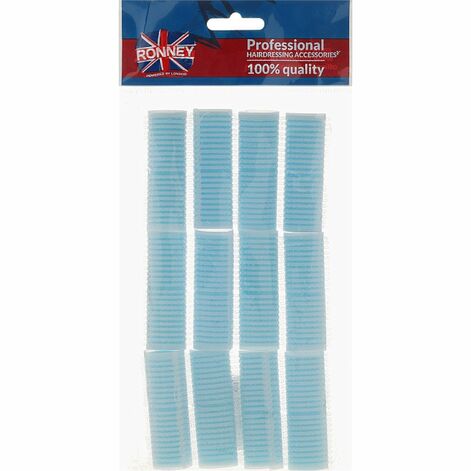 Ronney Velcro hair rollers Light Blue, Ø 28 mm