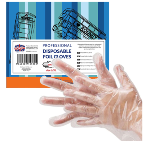 Ronney Disposabel Gloves, Одноразовые пластиковые перчатки