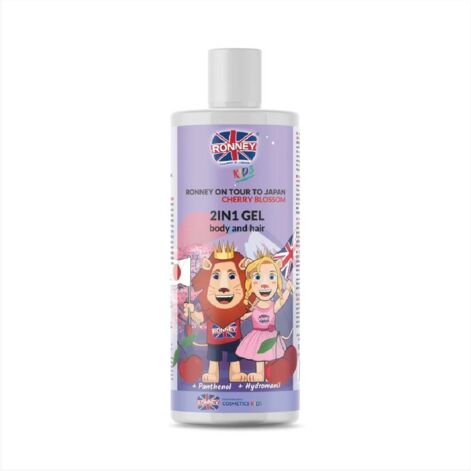 Ronney 2-in-1 Body And Hair Wash For Children, Гель для мытья тела и волос детский
