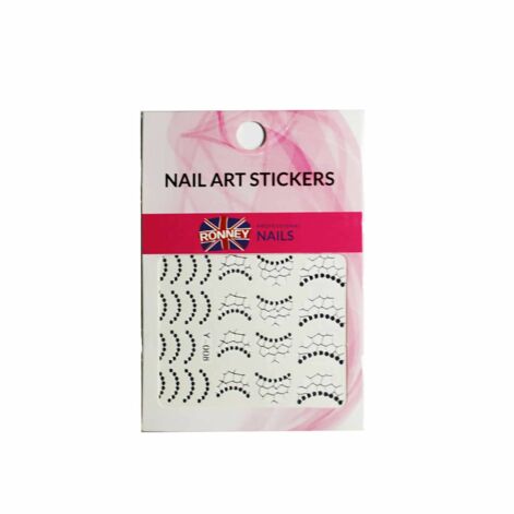 Ronney Professional Nail Art Stickers, Vattenklistermärken för naglar