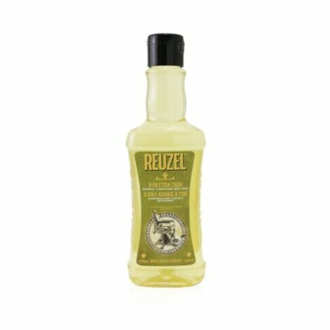 Reuzel 3-IN-1 Tea Tree Shampoo, Conditioner & Body Wash, Shampoo, hoitoaine ja suihkugeeli miehille