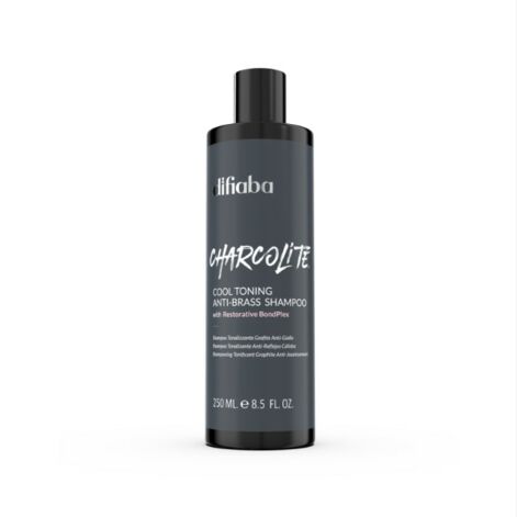 Difiaba Charcolite Cool Toning Antibrass Shampoo, Šampūns pret dzeltēšanu