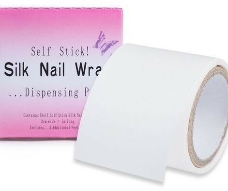 Silk Nail Wrap Dispensing Pack, Zīda audums
