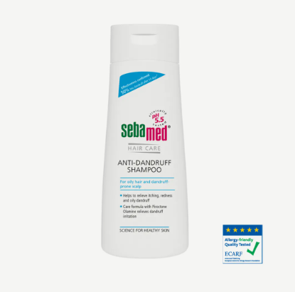 Sebamed Anti-Dandruff Shampoo, Kõõmavastane Šampoon Normaalsetele ja Rasustele Juustele