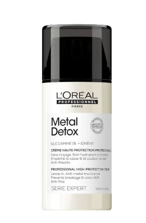 Loreal Professionnel Metal Detox Leave-In High Protection Cream, Hiuksiin jätettävä voide ohuille hiuksille