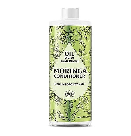 Ronney Professional Oil System Medium Porosity Moringa Hair Conditione, Hoitoaine vähehuokoisille hiuksille