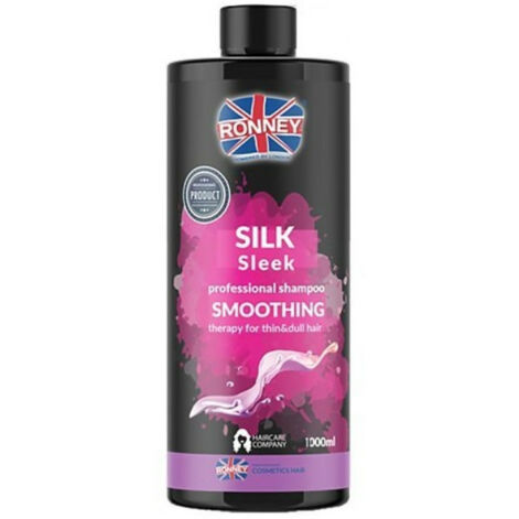 RONNEY Professional Shampoo Smoothing Silk Sleek, Zīda šampūns