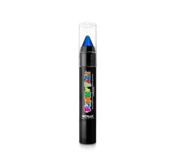 Paintglow Metallic Face & Body Paint Stick, Metallik Näovärvipulk Metallic Blue
