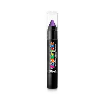 Paintglow Metallic Face & Body Paint Stick, Metallik Näovärvipulk  Metallic Purple