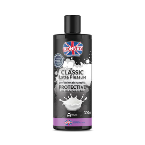 RONNEY Professional Shampoo Classic Latte Pleasure Protective, Молочный шампунь для защиты волос