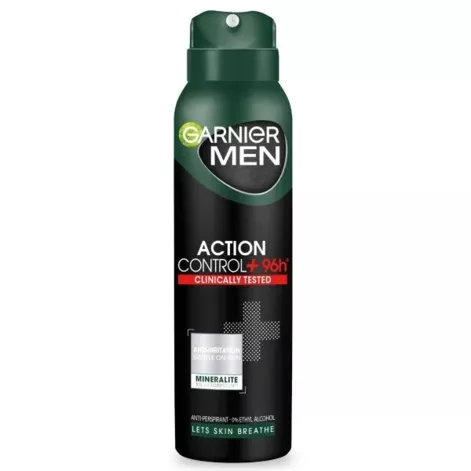 Garnier Men Action Control +96H Clinically Tested,  Deodorantti Maksimaalinen suoja
