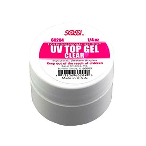 Топ -гель  - UV Top Gel 7,4 мл , Clear - Sassi America