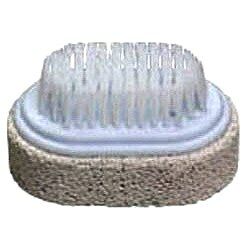 Pēdas akmens ar birsti - Pumice Stone with nail brush, Strictly Professional, Bellitas