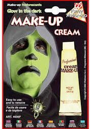 Make-up cream. Glow In The Dark - Pimedas helendav kreemjas värv +UV Effekt